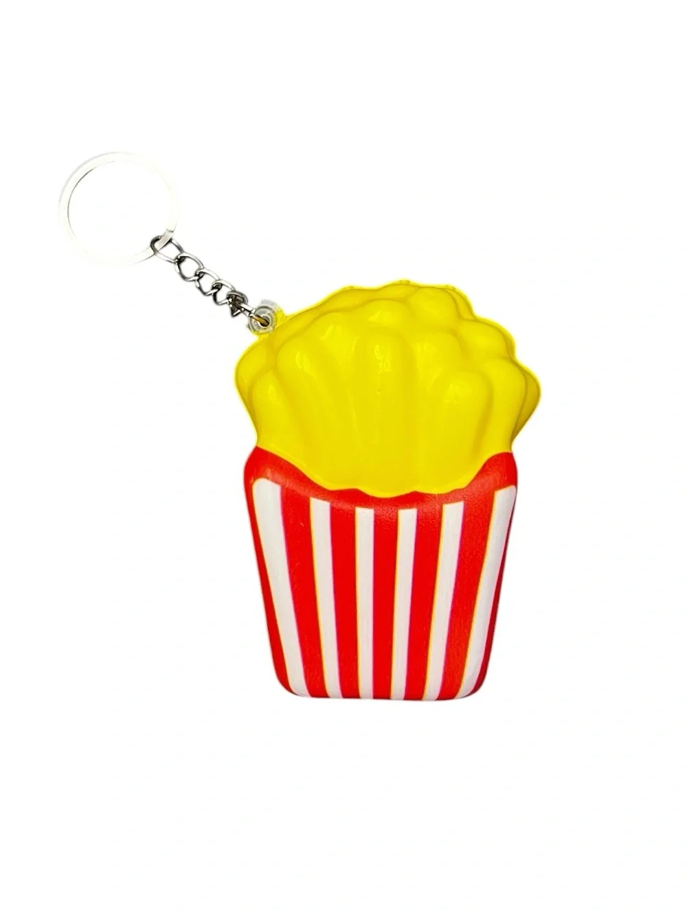 French Fries Smiley Face Thumb Up Squishy Toy Best Seller Stress Relief Keychain